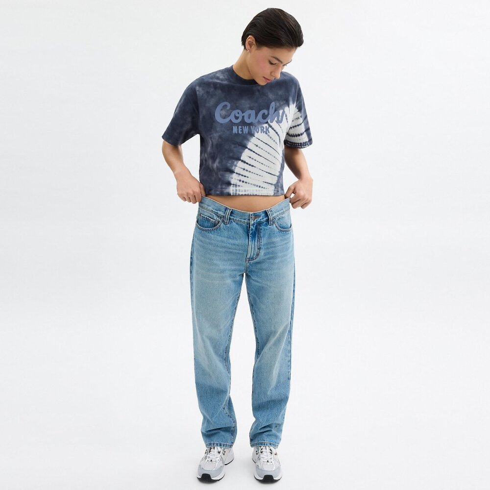 COACH! Never Worn, still in bag w/ tags attached - Signature Cropped T Shirt